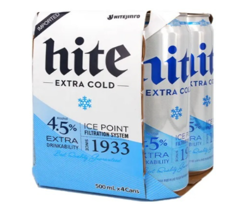 海特1933 Extra Cold 啤酒 500毫升 x 4罐